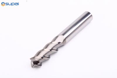 China Carbide End Mill for Aluminum Cutting Tools 3Flute DLC Coating Available CNC Machining for sale