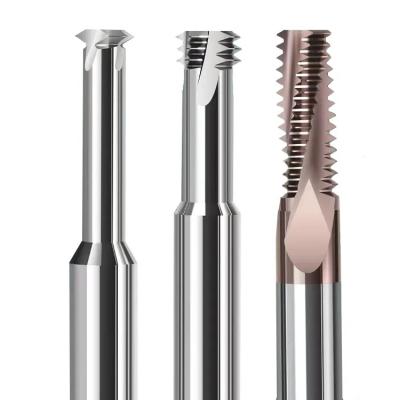 China Cnc Carbide Thread Milling Cutter For Steel Aluminum Trapezoidal Cutting 1 Teeth Full Tooth en venta