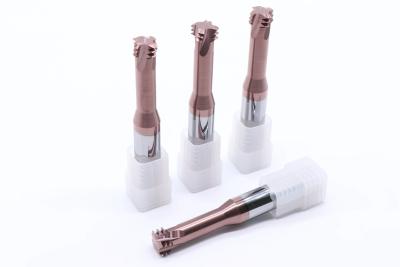 China Carbide Coated High Precision CNC Cutting Tool Fresa 3 Tooth Thread End Mill à venda