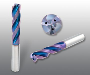 China High Durability 3-Flute Carbide Drill With Oil Hole High Efficiency CNC Machining for sale
