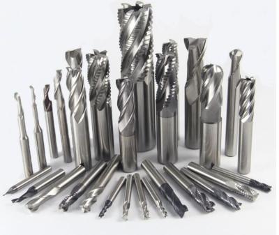 China Carbide 50-150mm Square / Ball / Corner Radius End Mills And Drills for sale