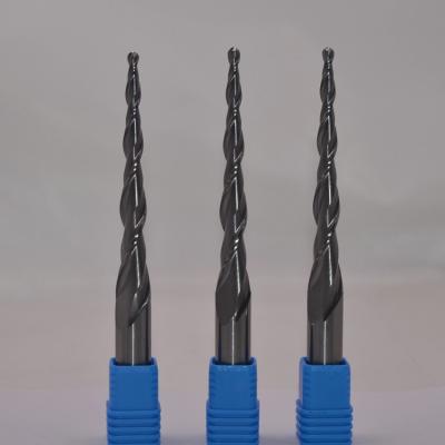 China Center Cutting Tapered End Mills For Machining for sale