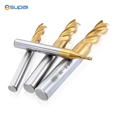 China High Speed Steel End Mills And Drills Square / Ball / Corner Radius Options For Precision for sale