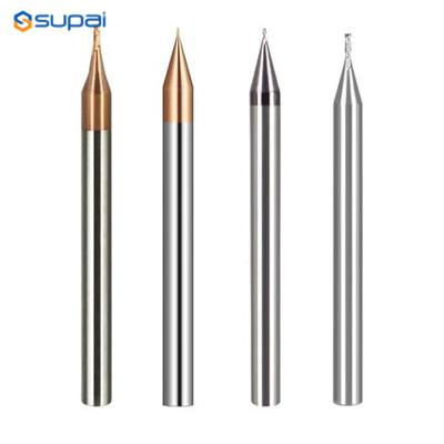 China Carbide Micro End Mills And Short Flute Length Various Materials Machining for sale
