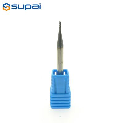 China Solid Carbide Micro End Mills 0.2-0.9mm 2 Flute For Plastic Jewelry for sale