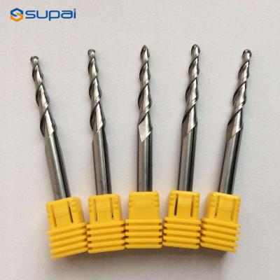China Carbide Taper End Mill For Aluminum Polished Non-Ferrous non-metallic metal for sale