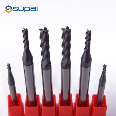 China Solid Carbide Tapered End Mills , CNC End Mills For Wood ODM Service for sale