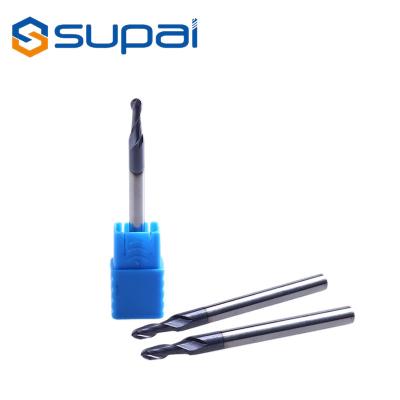 China High Precision Tapered End Mills , Solid Carbide Ball Nose End Mills for sale