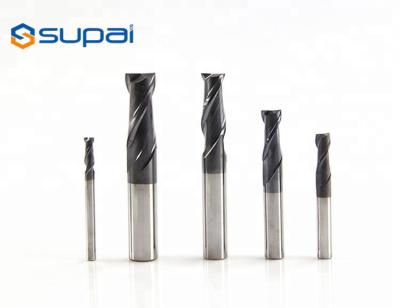 China Cemented 2 3 4 6 Flute Tapered End Mills , Tungsten Carbide End Mill for sale