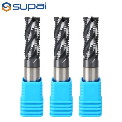 China 4-20mm Solid Carbide End Mill With Coating / 4 Flute CNC Cutting Tools for sale