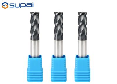 China High Performance Carbide Cutting Tools / Corner Radius Milling Cutters For Cutting Steel for sale