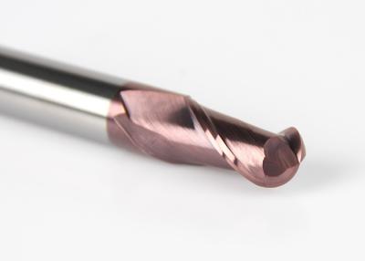 China High Precision Ball Nose End Mill 2 / 4 Flute 1-20mm Tapered Cutting Tools for sale