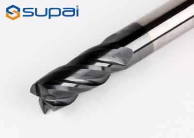 China TiAin Coating Carbide Square End Mill For Stainless Steel 10mm 2 / 4 Flutes for sale