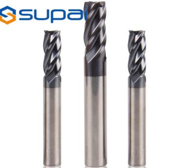 China 0.2-20mm Carbide Square End Mill For Metal Wood Tin AlTin NANO Coating for sale