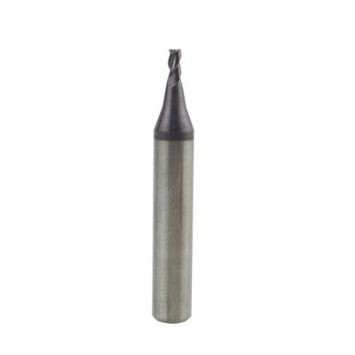 China Cemented Carbide 3 Flute End Mill Cutter Straight Bits For Vertical Key Cutting Machine for sale