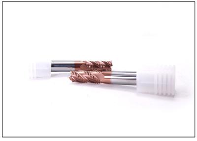 China 4 Flute AlTiN Coating HRC50 Roughing End Mill 0.6 - 0.8 Um Grain Size Carbide Cutting Tools For Metal for sale