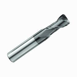 China High Performance Solid Carbide Cutting Tool 2 / 4 Flute Corner Radius End Mill For HRC 50 Degree Coated for sale