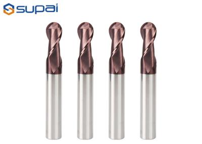 China Long Ball Nose End Mill 50 - 150mm Overall Length Solid Carbide End Mill for sale
