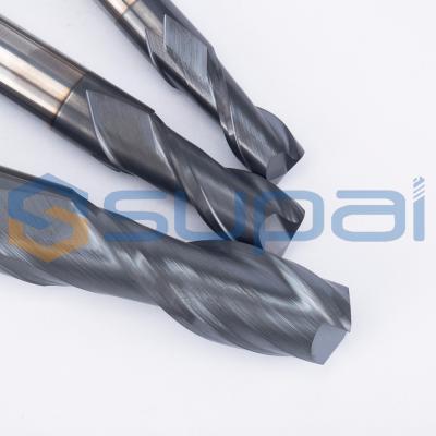 China 2 Flutes Solid Carbide Tungsten CNC Milling Cutter  End Mill Cutters for CNC Milling Machine for sale