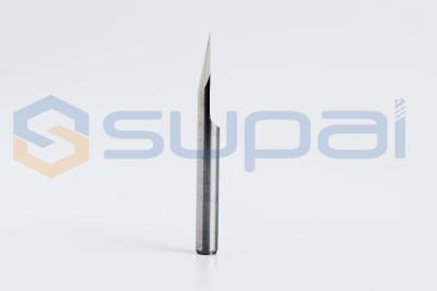 China 3.175mm CNC Router Bit / Degree 25 30 40 PCB Engraving Bits End Mill Carbide 0.1-0.3mm for sale