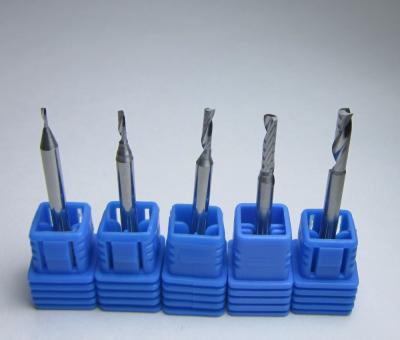 China Spiral Bits Solid Carbide WC 90.0% Single Flute End Mill for sale
