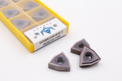 China SS Milling Machine Anti Wear Tungsten Carbide Insert WNMG080408-V for sale