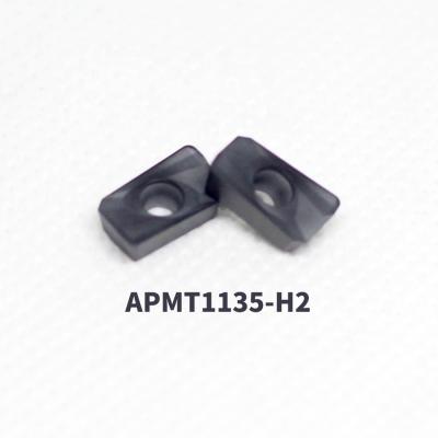 China APMT1135-H2 Tungsten Solid Carbide Milling Insert PVD Coating For Steel for sale
