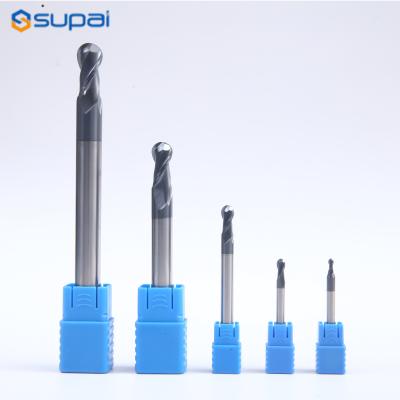 China CNC Carbide Ball Nose End Mill HRC50 For Spheroidal Graphite for sale
