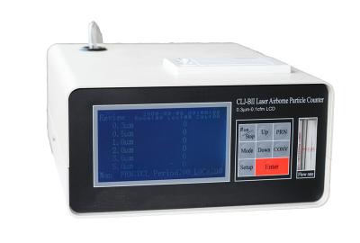 China 2.83L/min Airborne Particle Counter Six Particle - Size Channels Multiple Print Mode for sale