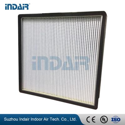 China Ultra Thin Design Mini Pleat HEPA Filter Space Saving High Dust Loading Capacity for sale