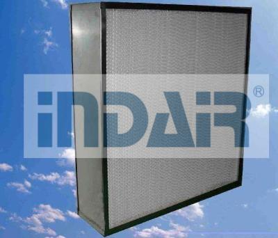 China Papel de aluminio especial de la medios mini HEPA del filtro de la fibra de vidrio prueba del escape como separador en venta