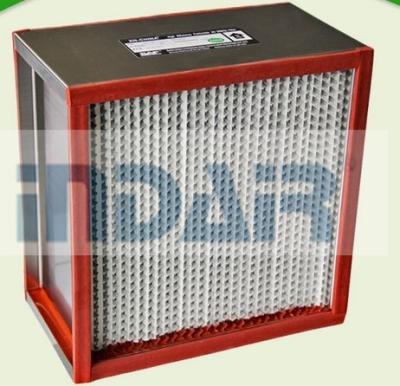 China Heat Resistant High Flow HEPA Filter Stainless Steel Frame For Coating Industry for sale