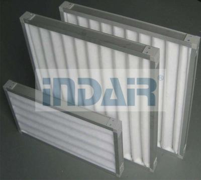 China Eco - Friendly Air Pre Filter Aluminium Zinc Plate Frame For HVAC System for sale