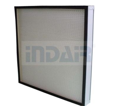 China Mini Pleated Clean Room HEPA Filters , PTFE HEPA Filter 0.3 Micron With CE UL FM for sale