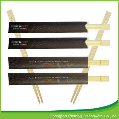 China Restaurant Custom Disposable Bamboo Chopsticks 24cm Biodegradable for sale