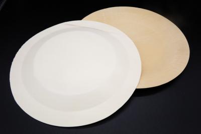 China Bamboo Round Reusable Wooden Plates Biodegradable 7