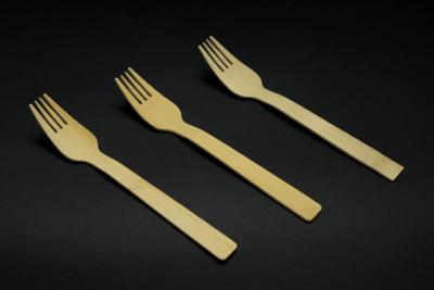 China Biodegradable Eco Friendly Disposable Forks Bamboo 170mm natural color for sale