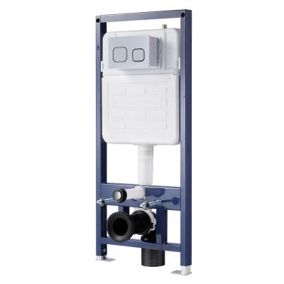 China Plastic Flush Valve Enclosed Toilet Cistern with Siphon Jet Flush System for sale