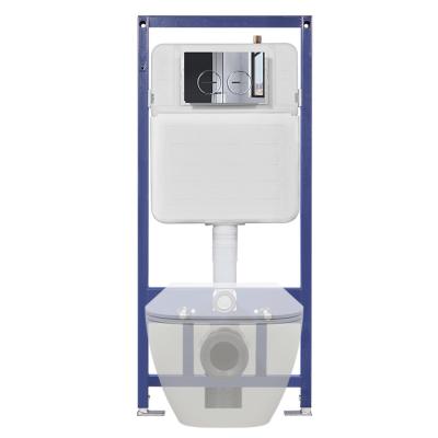 China Standard Low Level Concealed Cistern Rectangular Shape Bottom Inlet Water Supply for sale