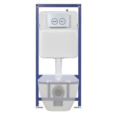 中国 Standard Low Level Concealed Cistern Bottom Inlet and Diaphragm Flush Valve Included 販売のため