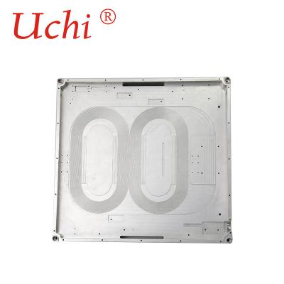 China Soldadura de fricción de refrigeración por líquido de fibra óptica de aluminio de la placa doble de la placa 800W en venta