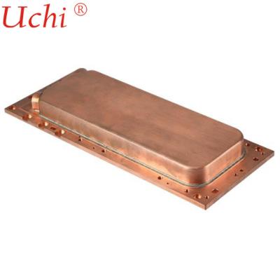 中国 CNC機械銅の泡脱熱器冷たい版の液体冷却 販売のため