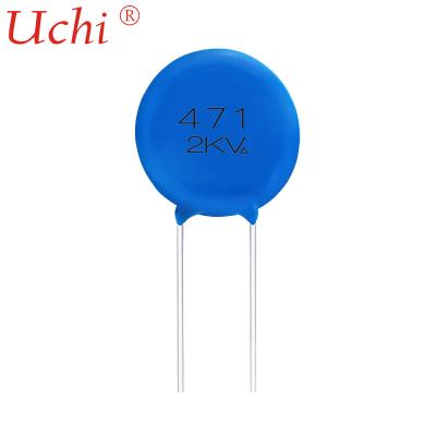China Electronic Component Resistance to DC High Voltage Ceramic Capacitor 2KV 10000PF for sale