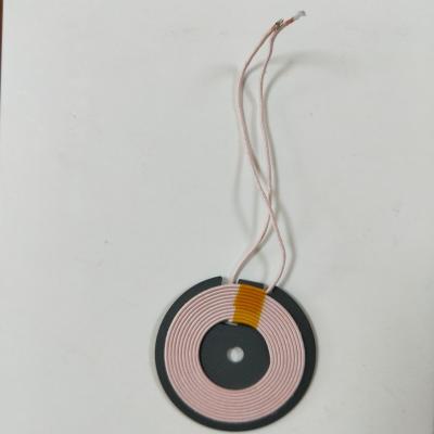 China Durable Wireless Charging Coil With Double Faced Adhesive Tape G50*5.0*1.0 Core for sale