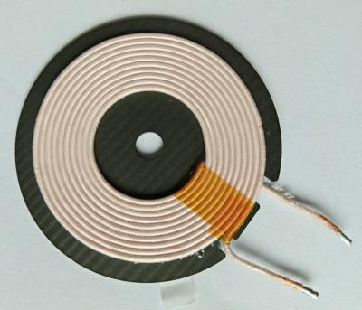 China Copper Wire Wireless Charging Coil 70% Humidity For Wearable Device for sale