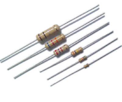 China Small 2W E24 22M Ohm Carbon Film Resistor / Thin Film Resistor For Electronic Ballasts for sale