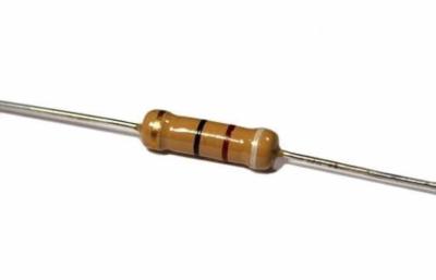 China High Resistance E24 510 Ohm Carbon Film 1 Watt Resistor , Non Inductive Resistor for sale