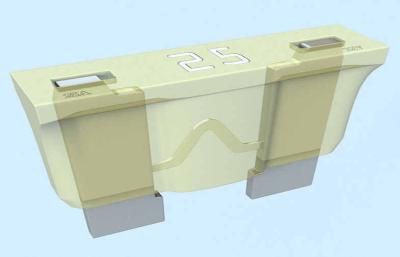 Chine 32V jaune fusible automatique de lame de 100 ampères, maxi lame fond pour l'éclairage automatique à vendre