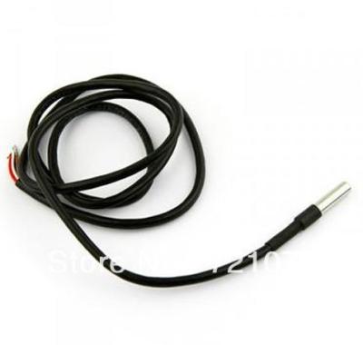 China Waterproof DS18B20 Digital Temperature Sensor Probe 100cm Wire Cable for sale
