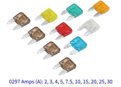 China 297 Series 32V Fast Acting Automotive Mini Auto Blade Fuse 2A 3A for sale